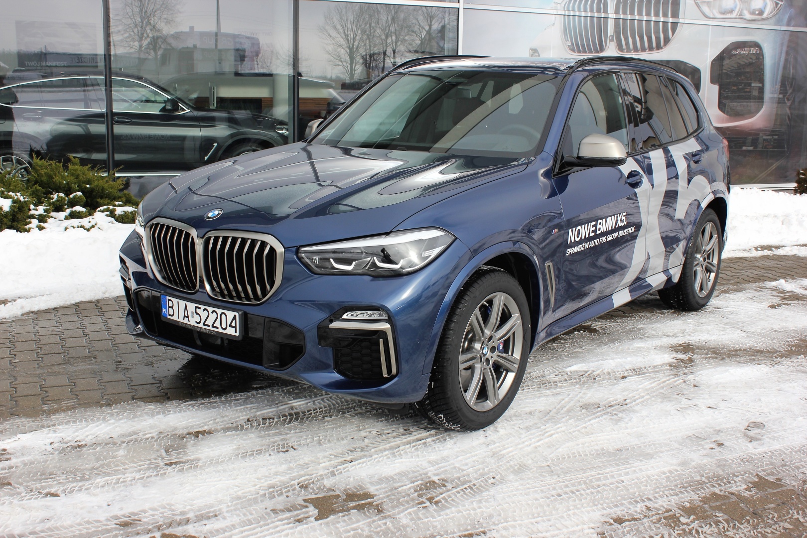 Bmw X5 M50d Niebieski Dealer Bmw Auto Fus Group Białystok