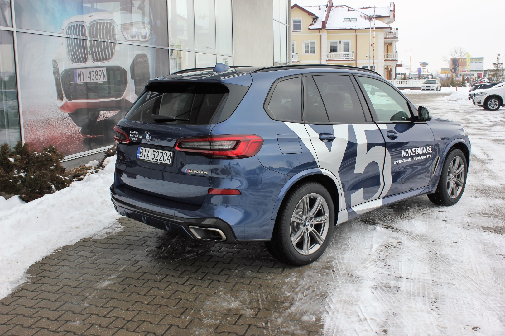 Bmw X5 M50d Niebieski Dealer Bmw Auto Fus Group Białystok